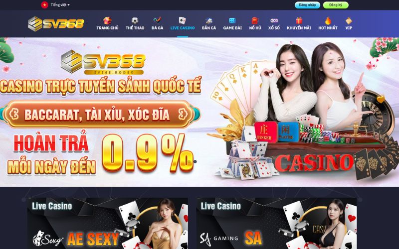 Giới thiệu về nhà cái SV368