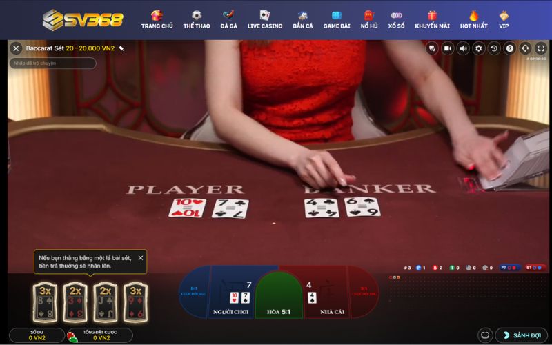 Cách chơi Baccarat SV368 dành cho anh em mới