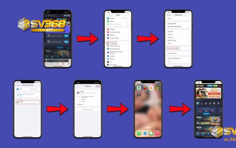 Hướng dẫn tải app SV368 nhanh chóng và đơn giản nhất
